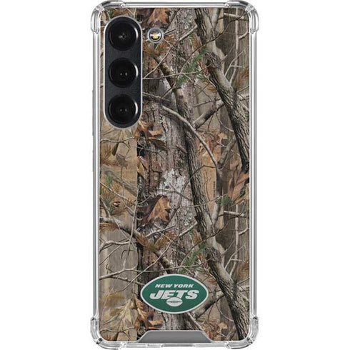 NFL New York Jets Realtree AP Camo Galaxy S23 Clear Case