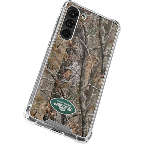 NFL New York Jets Realtree AP Camo Galaxy S23 Plus Clear Case