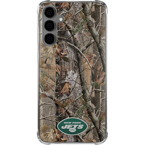 NFL New York Jets Realtree AP Camo Galaxy S24 Plus Clear Case