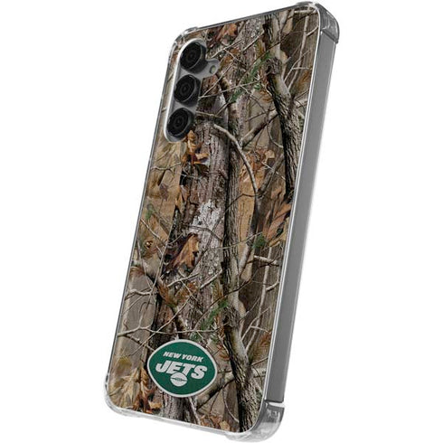 NFL New York Jets Realtree AP Camo Galaxy S24 Plus Clear Case