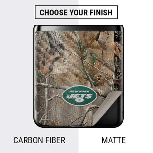 NFL New York Jets Realtree AP Camo Galaxy Z Flip Skin