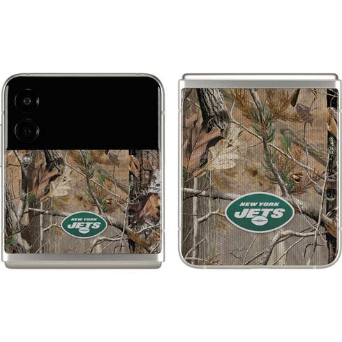 NFL New York Jets Realtree AP Camo Galaxy Z Flip3 5G Skin