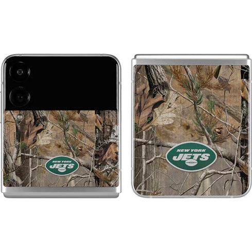 NFL New York Jets Realtree AP Camo Galaxy Z Flip4 5G Skin