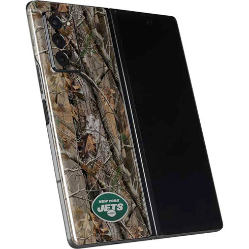 NFL New York Jets Realtree AP Camo Galaxy Z Fold2 5G Skin