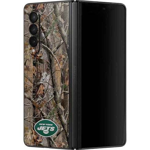 NFL New York Jets Realtree AP Camo Galaxy Z Fold3 5G Skin