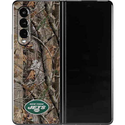 NFL New York Jets Realtree AP Camo Galaxy Z Fold3 5G Skin