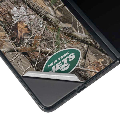 NFL New York Jets Realtree AP Camo Galaxy Z Fold3 5G Skin