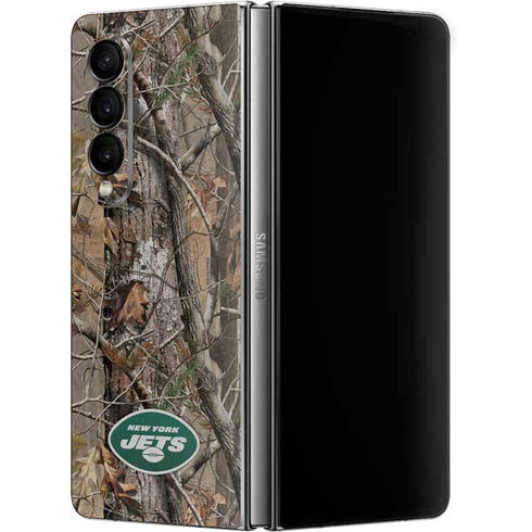 NFL New York Jets Realtree AP Camo Galaxy Z Fold4 5G Skin