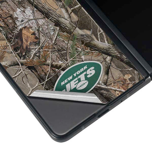 NFL New York Jets Realtree AP Camo Galaxy Z Fold4 5G Skin