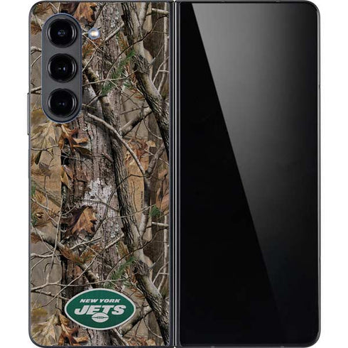 NFL New York Jets Realtree AP Camo Galaxy Z Fold5 5G Skin