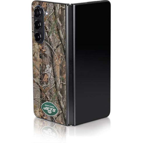 NFL New York Jets Realtree AP Camo Galaxy Z Fold5 5G Skin