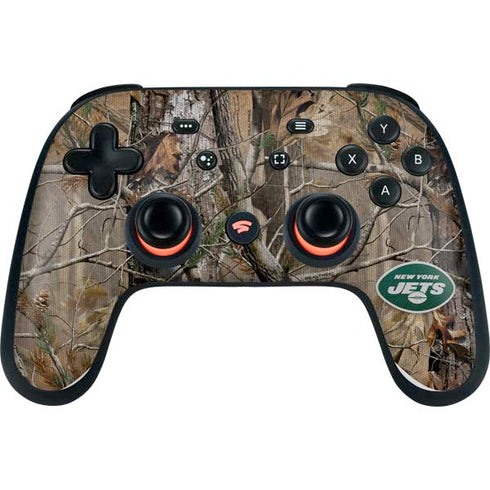 NFL New York Jets Realtree AP Camo Google Stadia Controller Skin