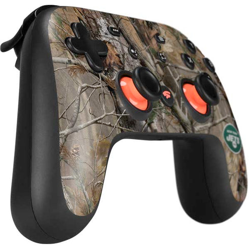 NFL New York Jets Realtree AP Camo Google Stadia Controller Skin
