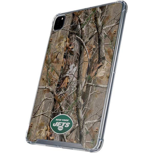 NFL New York Jets Realtree AP Camo iPad Pro 12.9in (2020) Clear Case