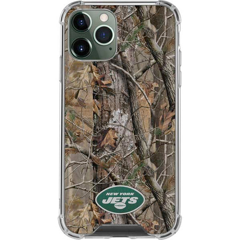 NFL New York Jets Realtree AP Camo iPhone 11 Pro Max Clear Case