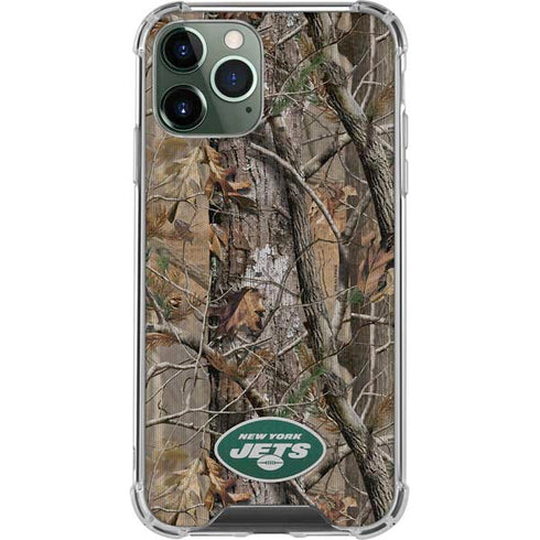 NFL New York Jets Realtree AP Camo iPhone 12 Pro Clear Case