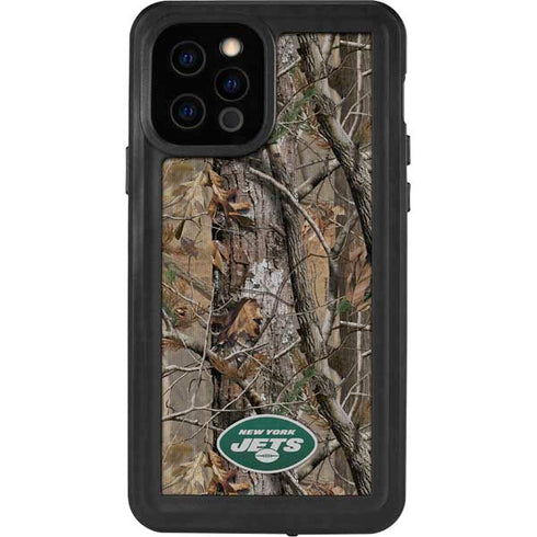 NFL New York Jets Realtree AP Camo iPhone 12 Pro Waterproof Case