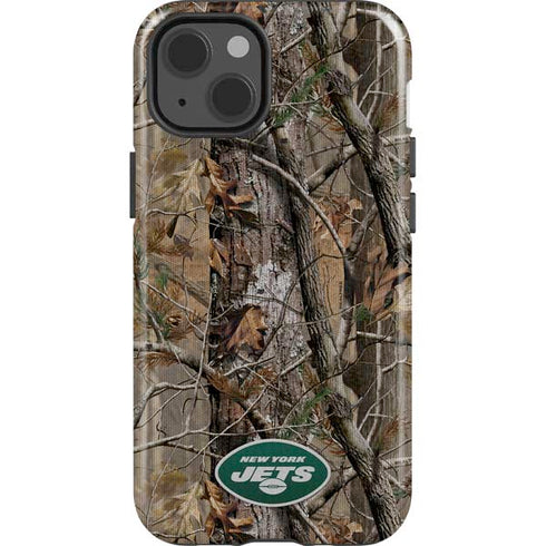 NFL New York Jets Realtree AP Camo iPhone 15 Impact Case