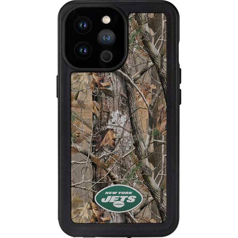 NFL New York Jets Realtree AP Camo iPhone 14 Pro Max Waterproof Case