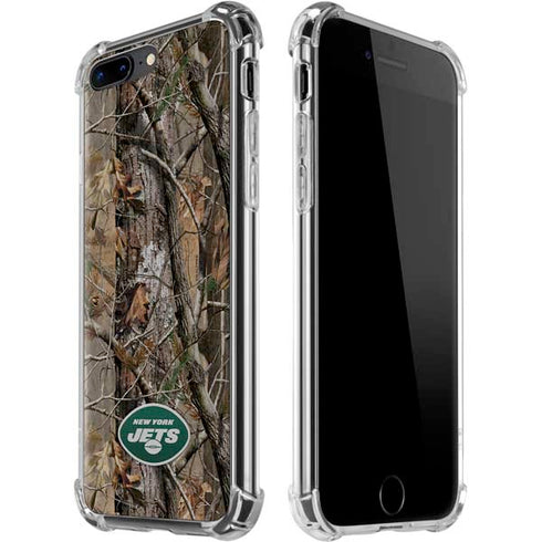 NFL New York Jets Realtree AP Camo iPhone 7/8 Plus Clear Case