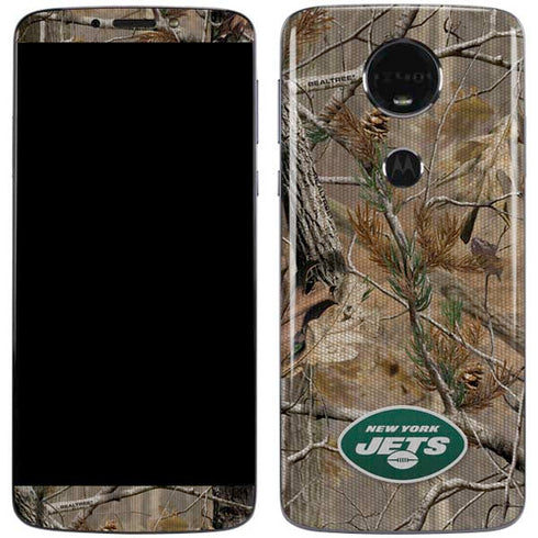 NFL New York Jets Realtree AP Camo Moto E5 Plus Skin
