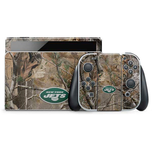 NFL New York Jets Realtree AP Camo Nintendo Switch OLED (2021) Skin