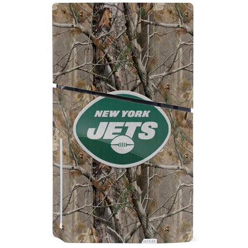 NFL New York Jets Realtree AP Camo PS5 Slim Disk Console Skin