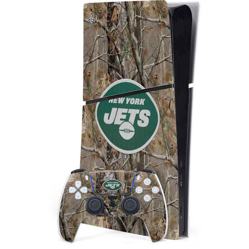NFL New York Jets Realtree AP Camo PS5 Slim Digital Edition Bundle Skin