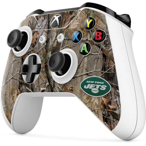 NFL New York Jets Realtree AP Camo Xbox One S Controller Skin