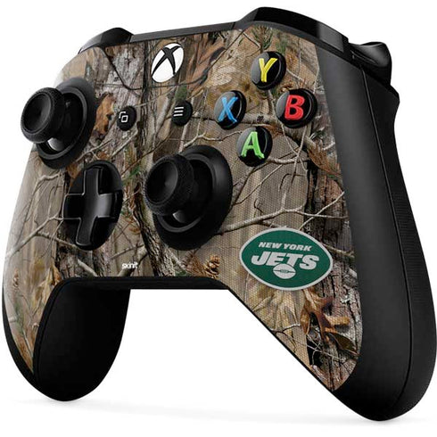 NFL New York Jets Realtree AP Camo Xbox One X Controller Skin