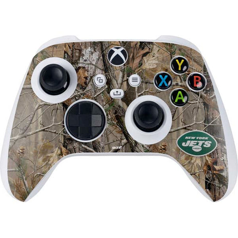 NFL New York Jets Realtree AP Camo Xbox Series S Controller Skin