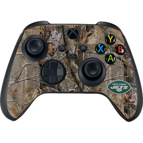 NFL New York Jets Realtree AP Camo Xbox Series X Bundle Skin