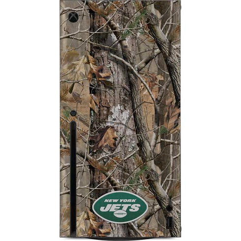 NFL New York Jets Realtree AP Camo Xbox Series X Console Skin