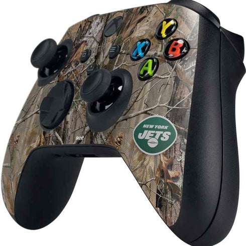 NFL New York Jets Realtree AP Camo Xbox Series X Controller Skin