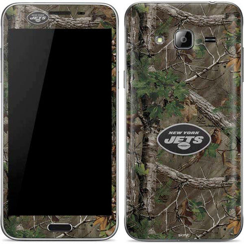 NFL New York Jets Realtree Xtra Green Camo Galaxy J3 Skin