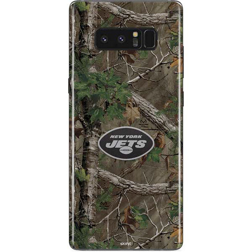 NFL New York Jets Realtree Xtra Green Camo Galaxy Note 8 Skin