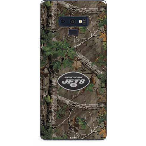 NFL New York Jets Realtree Xtra Green Camo Galaxy Note 9 Skin