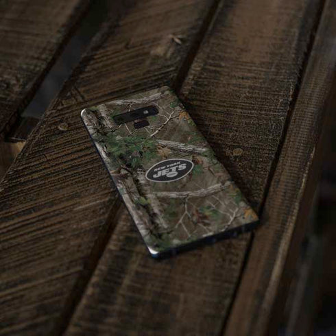NFL New York Jets Realtree Xtra Green Camo Galaxy Note 9 Skin