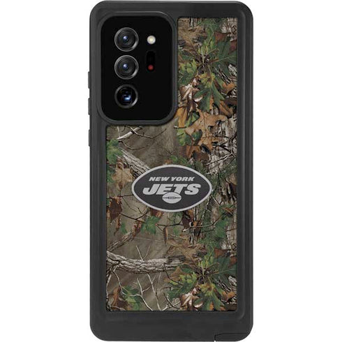 NFL New York Jets Realtree Xtra Green Camo Galaxy Note20 Ultra 5G Waterproof Case