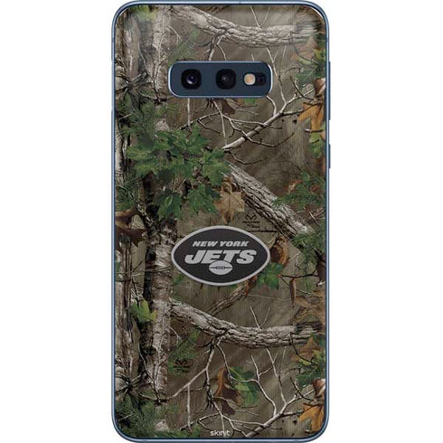 NFL New York Jets Realtree Xtra Green Camo Galaxy S10e Skin