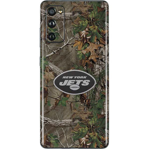 NFL New York Jets Realtree Xtra Green Camo Galaxy S20 Fan Edition Skin