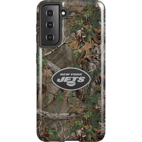 NFL New York Jets Realtree Xtra Green Camo Galaxy S21 5G Pro Case