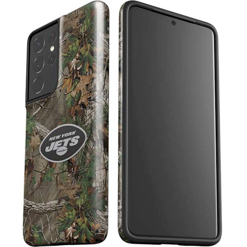 NFL New York Jets Realtree Xtra Green Camo Galaxy S21 Ultra 5G Pro Case