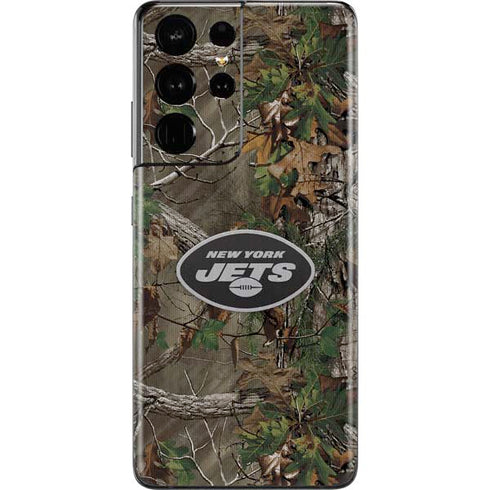 NFL New York Jets Realtree Xtra Green Camo Galaxy S21 Ultra 5G Skin