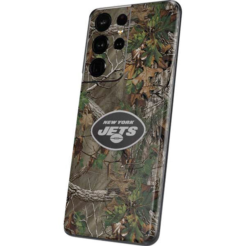 NFL New York Jets Realtree Xtra Green Camo Galaxy S21 Ultra 5G Skin