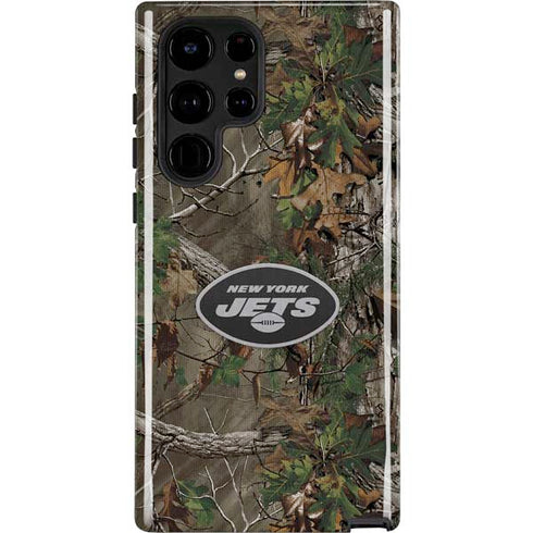 NFL New York Jets Realtree Xtra Green Camo Galaxy S22 Ultra Pro Case