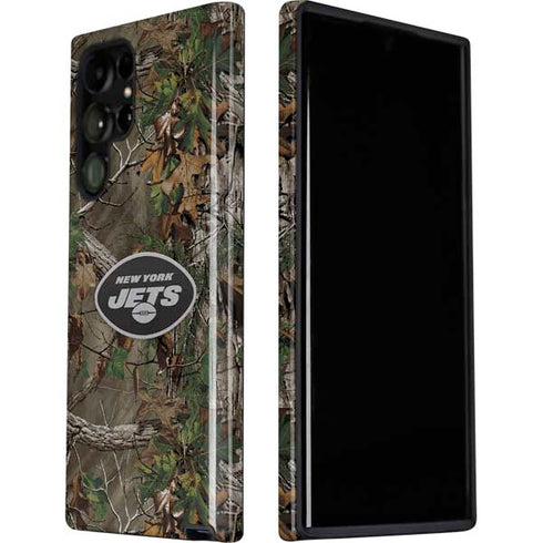 NFL New York Jets Realtree Xtra Green Camo Galaxy S22 Ultra Pro Case