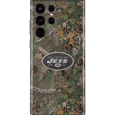 NFL New York Jets Realtree Xtra Green Camo Galaxy S22 Ultra Skin