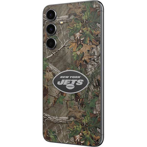 NFL New York Jets Realtree Xtra Green Camo Galaxy S23 FE Skin