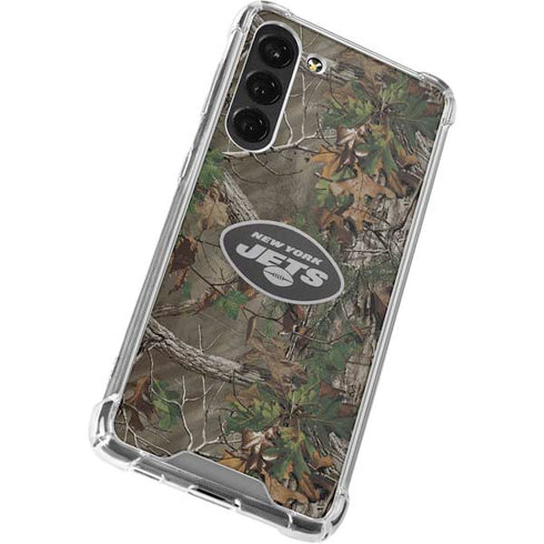 NFL New York Jets Realtree Xtra Green Camo Galaxy S23 Plus Clear Case